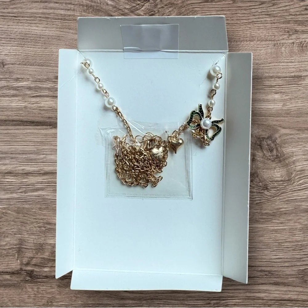 Betsey Johnson Gingerbread Pendant Necklace - NWT